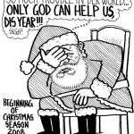 Sideburns: Santa Claus in Prayer Meeting