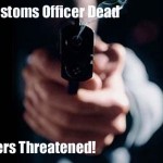 Customs officer murdered in front of his 3 year old son
