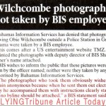 'Toilet Paper' Tribune joins the LYING CHORUS! The FNM Sharon Turner circulated the photos of Obie in a campaign to SHAME THE BAHAMAS AROUND THE WORLD!