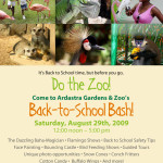 Advertising now on BP - Do the Zoo...Back to School Bash!