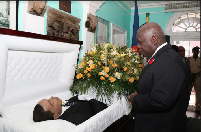 Prime Minister Pays Last Respects To The Late Dr Michael Perry Gomez