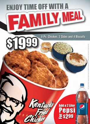 Ad on BP – KFC FAMILY MEAL | Bahamaspress.com