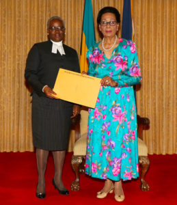 Donna Newton sworn In as Justice of the Supreme Court | Bahamaspress.com