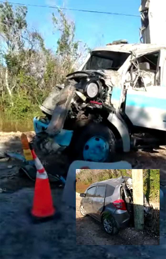 Scenes from that Traffic Fatality on Abaco on Sunday… - Vimarsana News