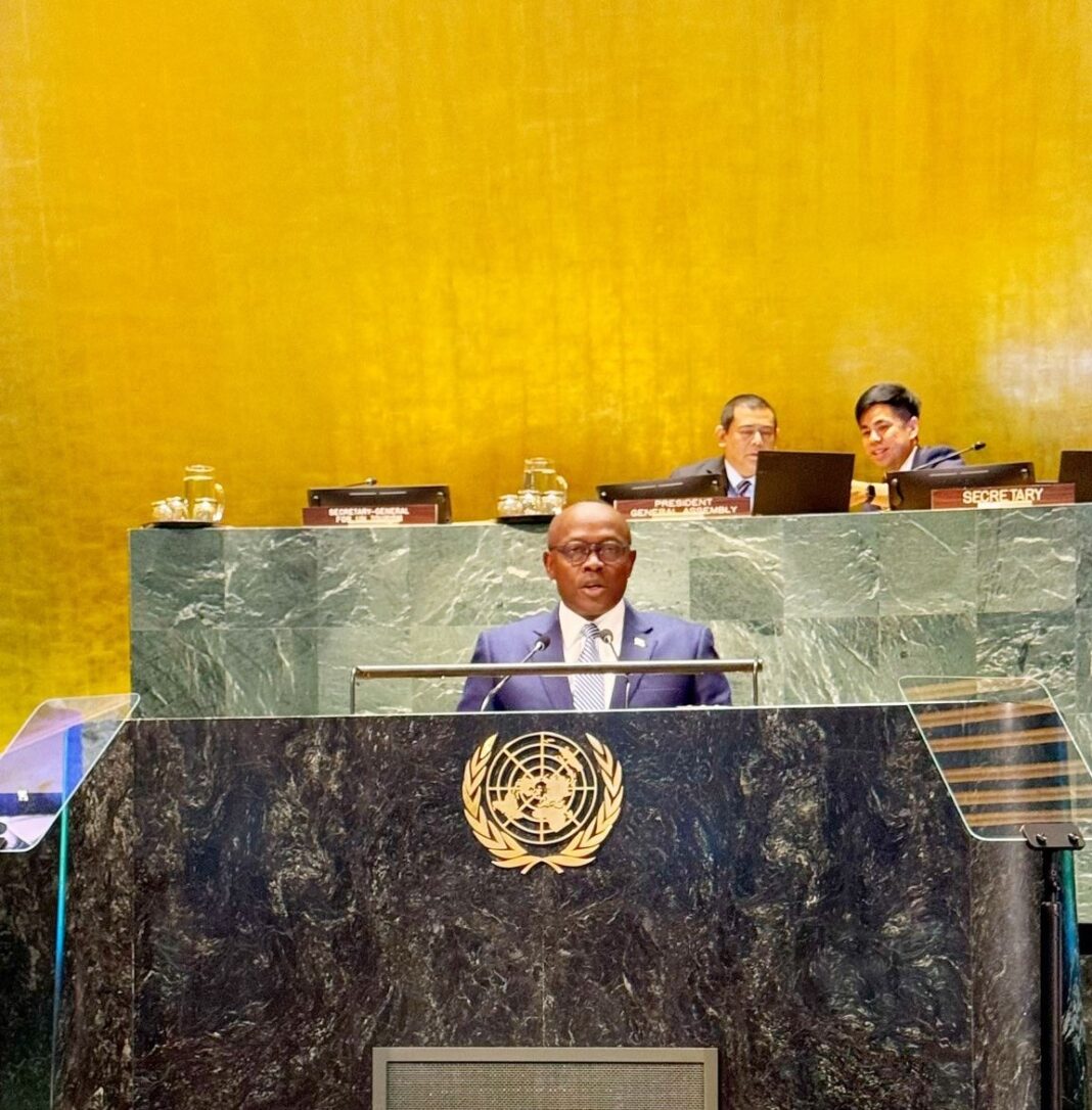 At the UN, Deputy Prime Minister Cooper affirms The Bahamas commitment